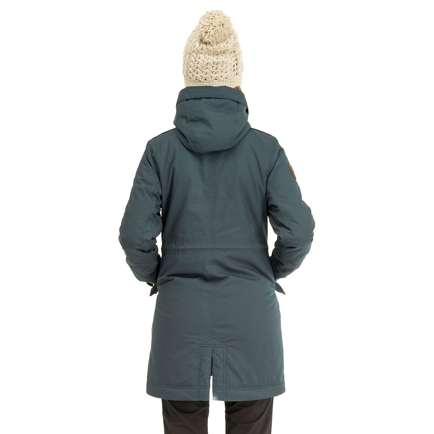 Chaqueta Mujer Peumo Canvas Hoody Jacket Verde Oscuro Lippi