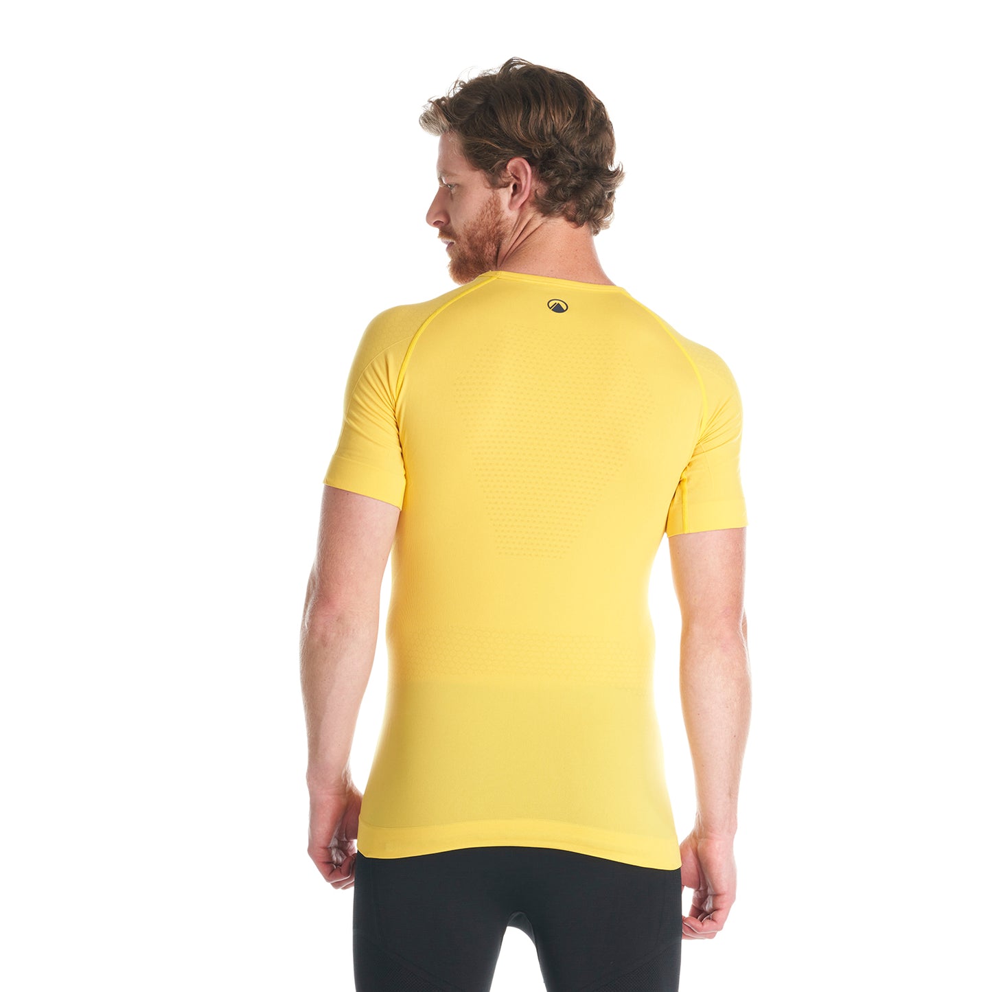 Primera Capa Hombre Skintec 1000 Seamless Short Sleeve Amarillo Lippi