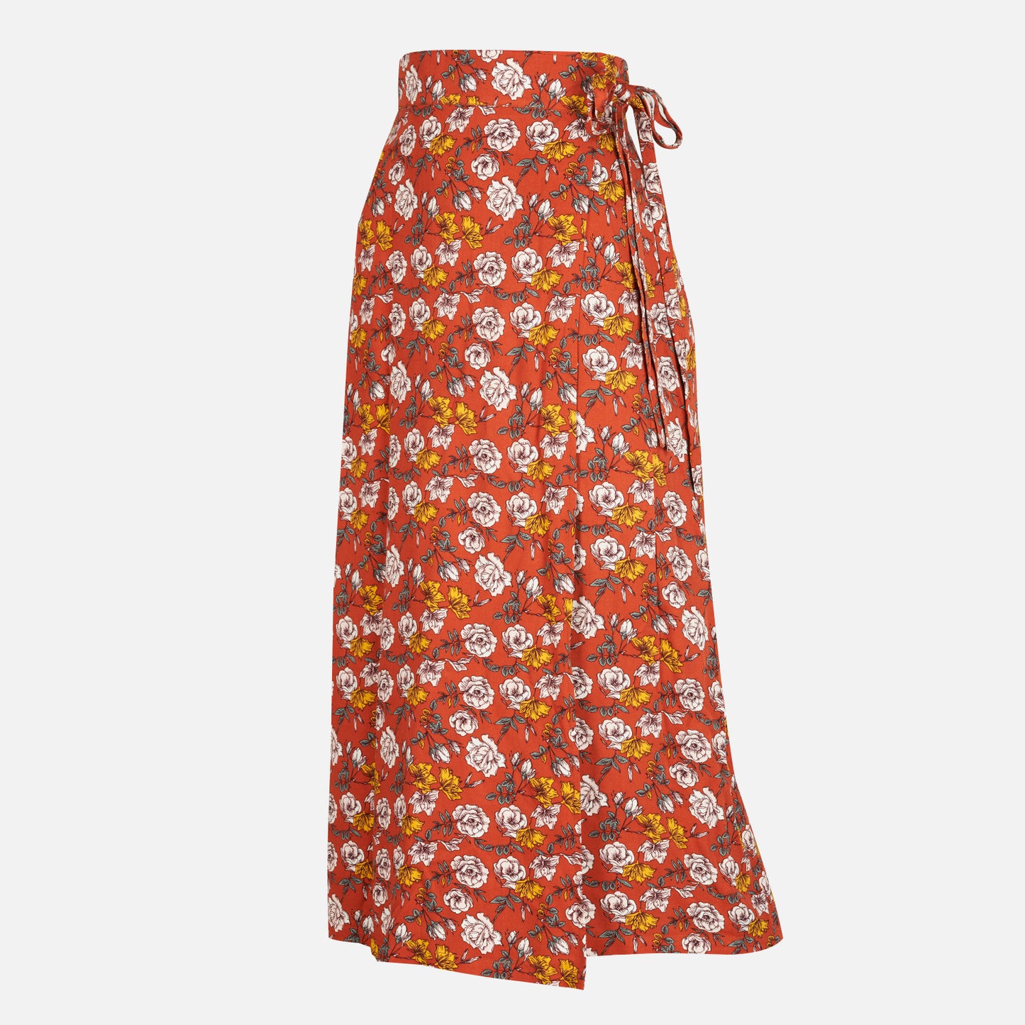 Falda Mujer Bandurria Full Print Damasco Haka Honu