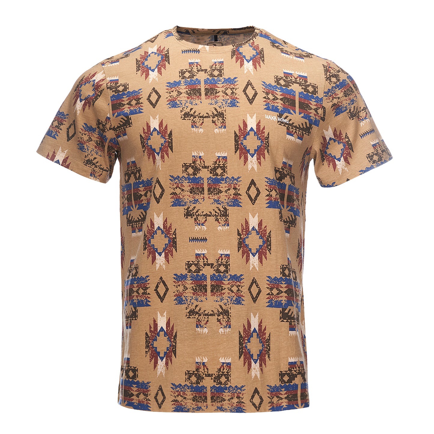 Polera Hombre Azteca Cafe Haka Honu