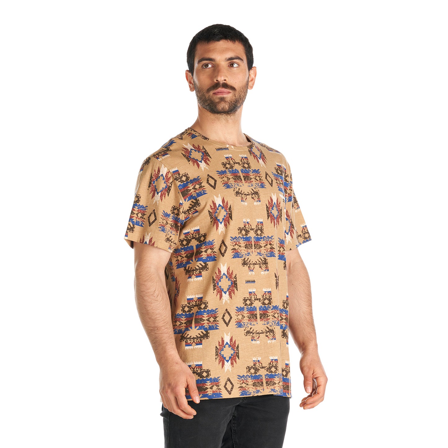 Polera Hombre Azteca Cafe Haka Honu