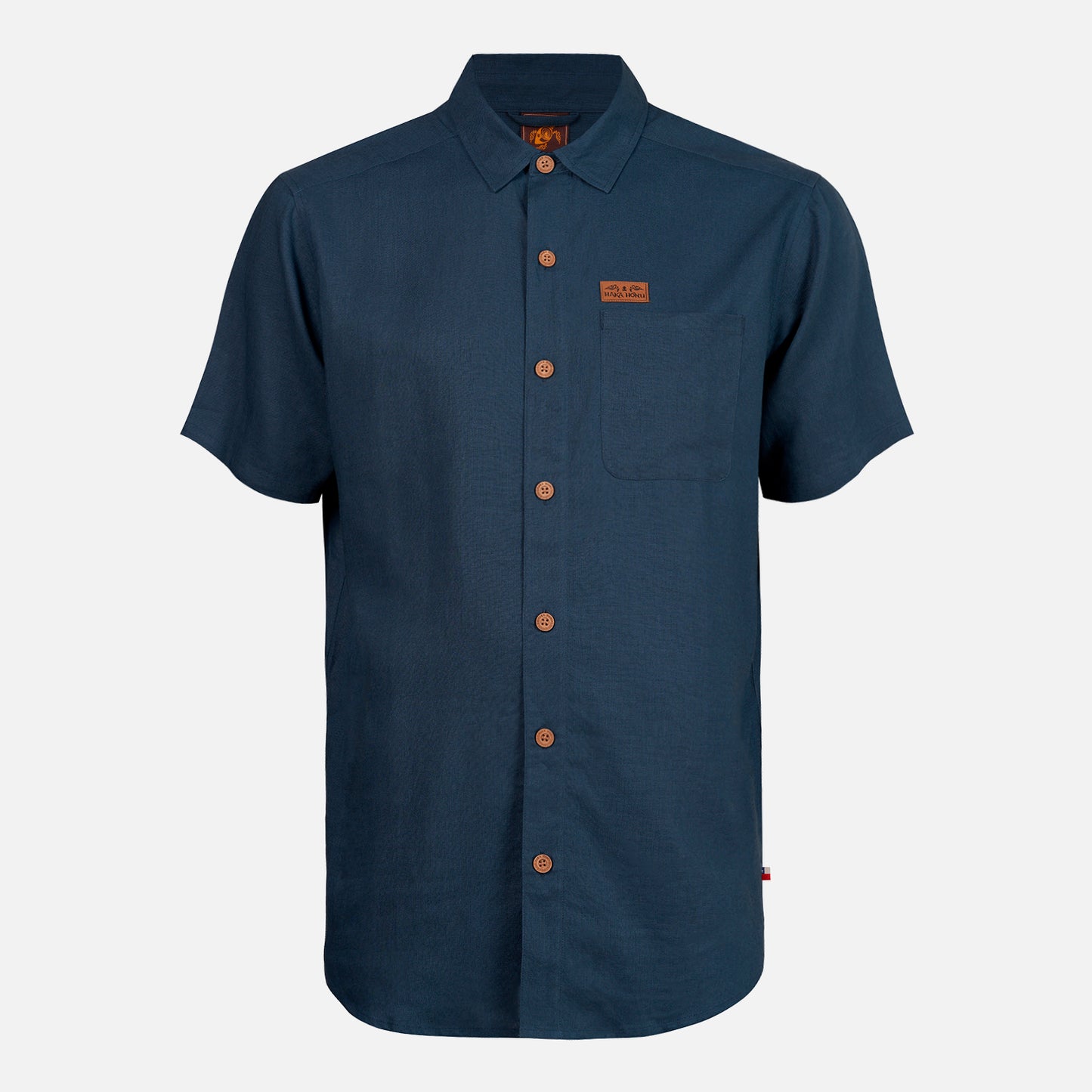 Camisa Hombre Linaje Azul Noche Haka Honu