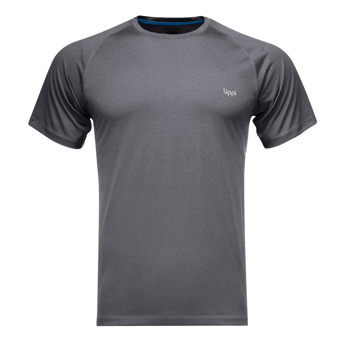 Polera Hombre Core Q-Dry T-Shirt Melange Grafito Lippi