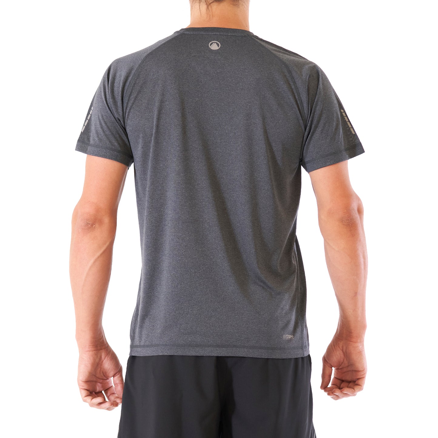 Polera Hombre Core Q-Dry T-Shirt Melange Grafito Lippi
