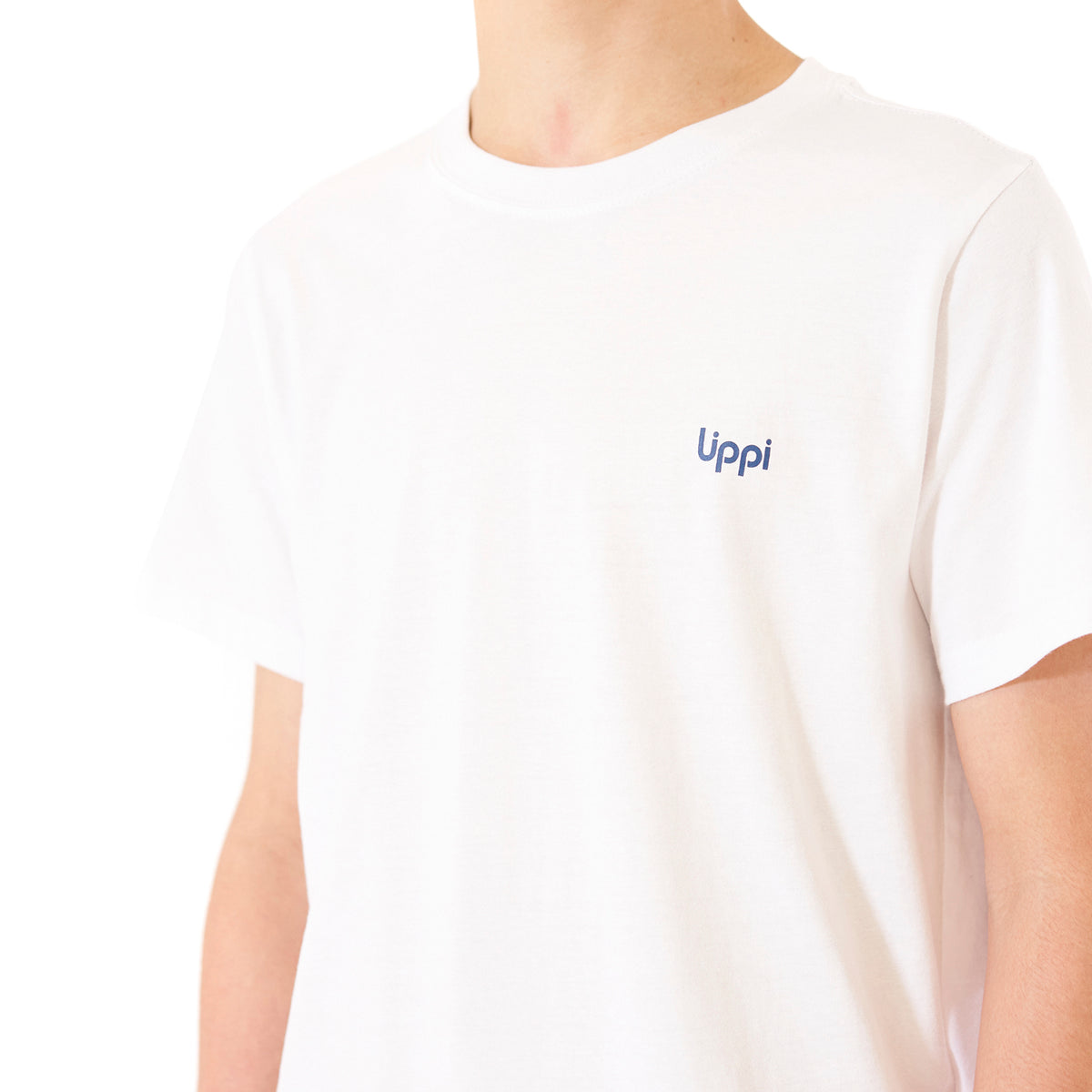 Polera Teen Boy Mountain UV-Stop T-Shirt Blanco Lippi