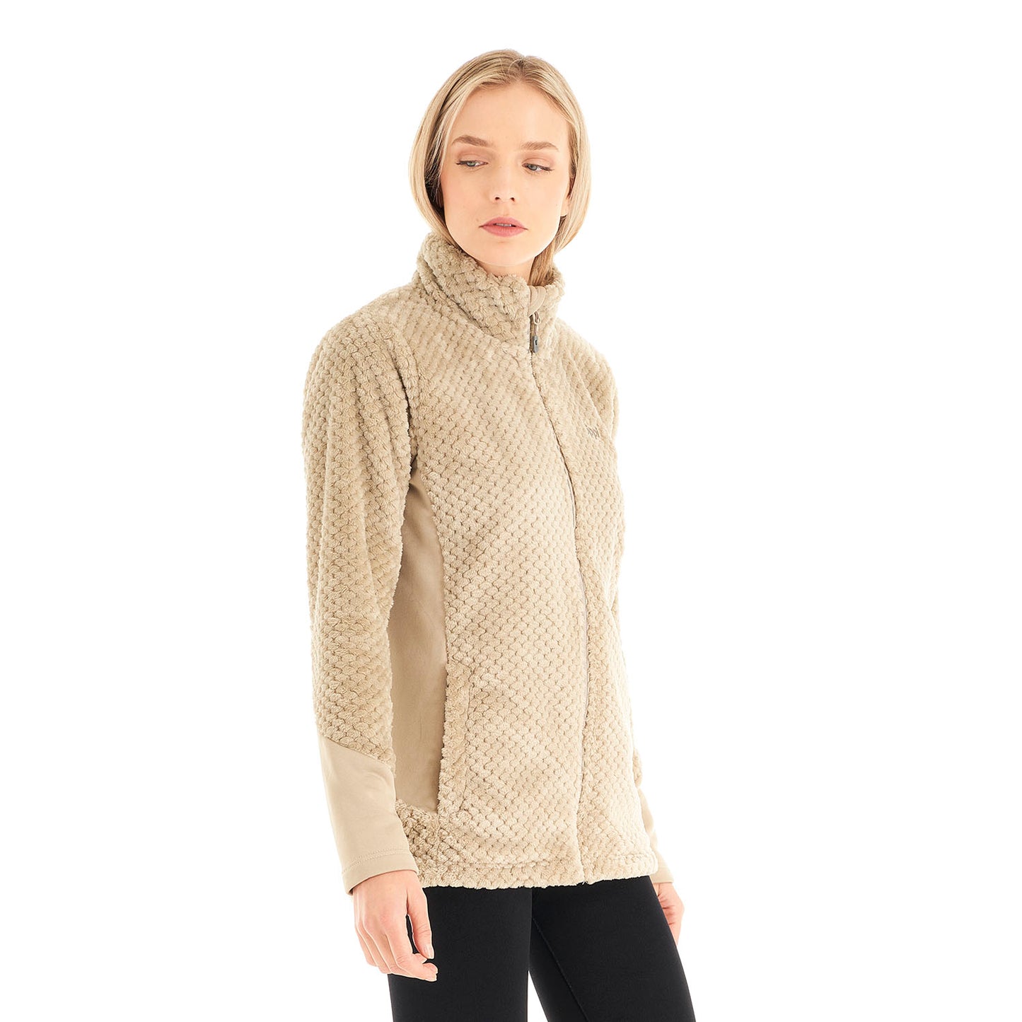 Chaqueta Mujer Furry Shaggy-Pro Jacket Crudo Lippi