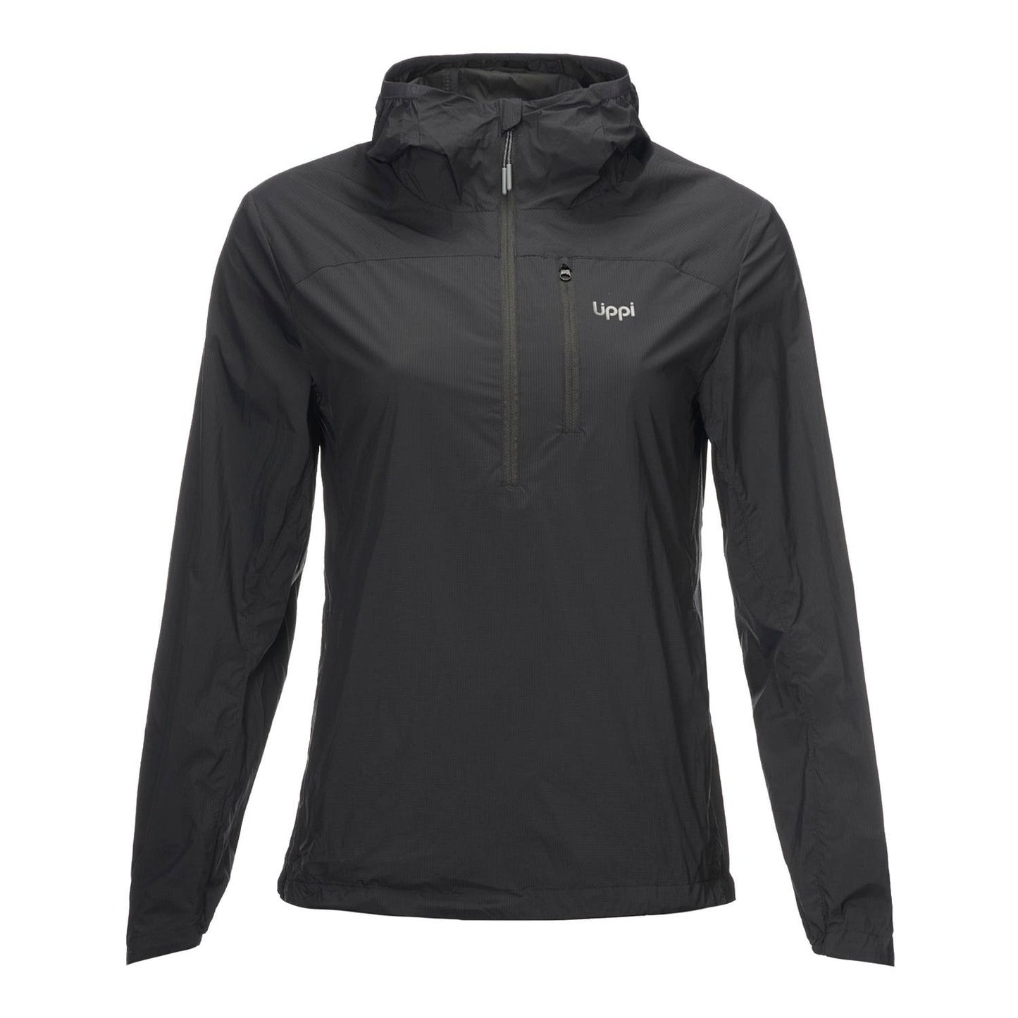 Chaqueta Mujer Spry WindBreaker 14 Zip Hoody Jacket Negro Lippi
