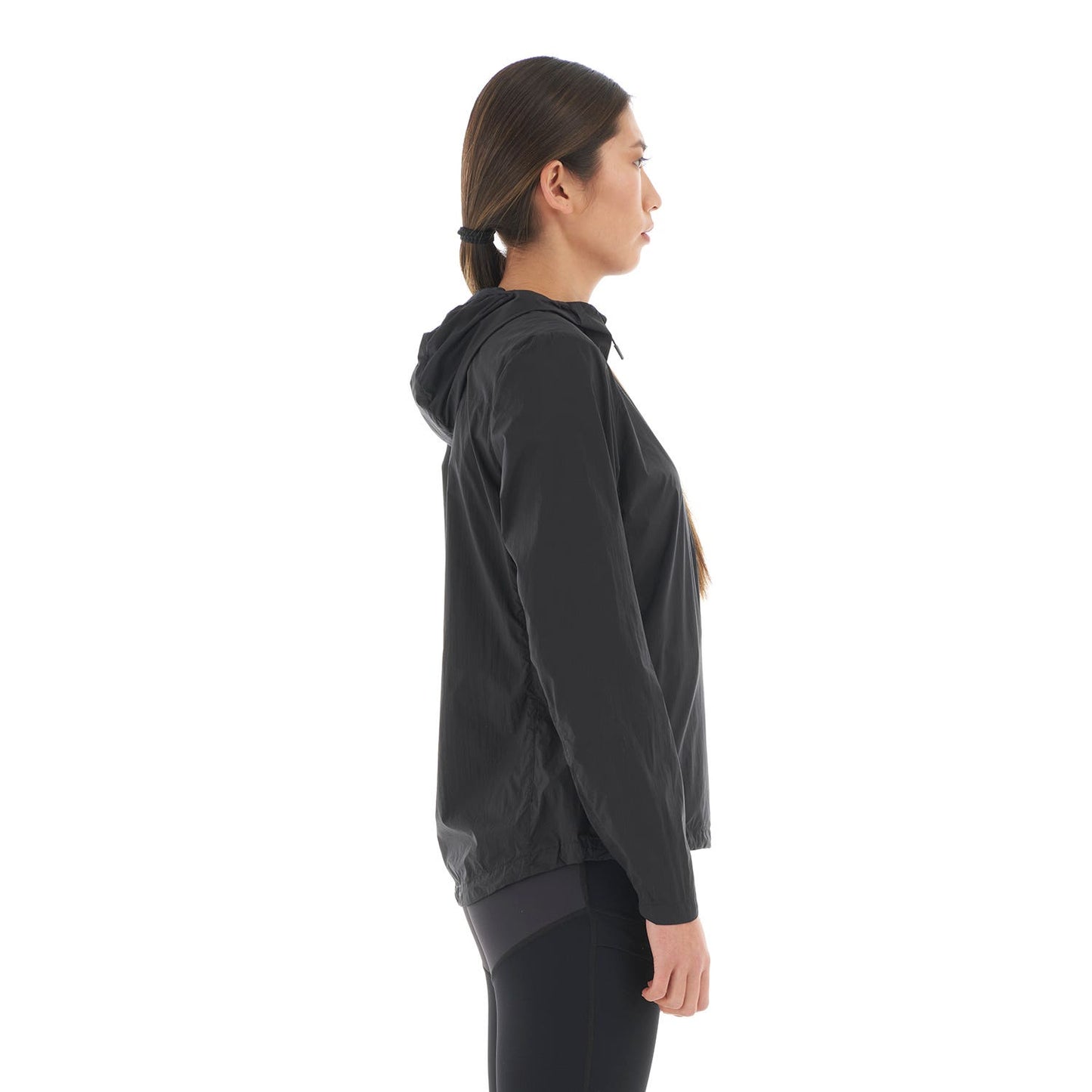 Chaqueta Mujer Spry WindBreaker 14 Zip Hoody Jacket Negro Lippi