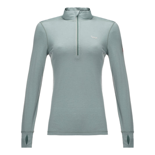 Primera Capa Mujer Skintec 3000 1/4 Zip Top Jade Lippi