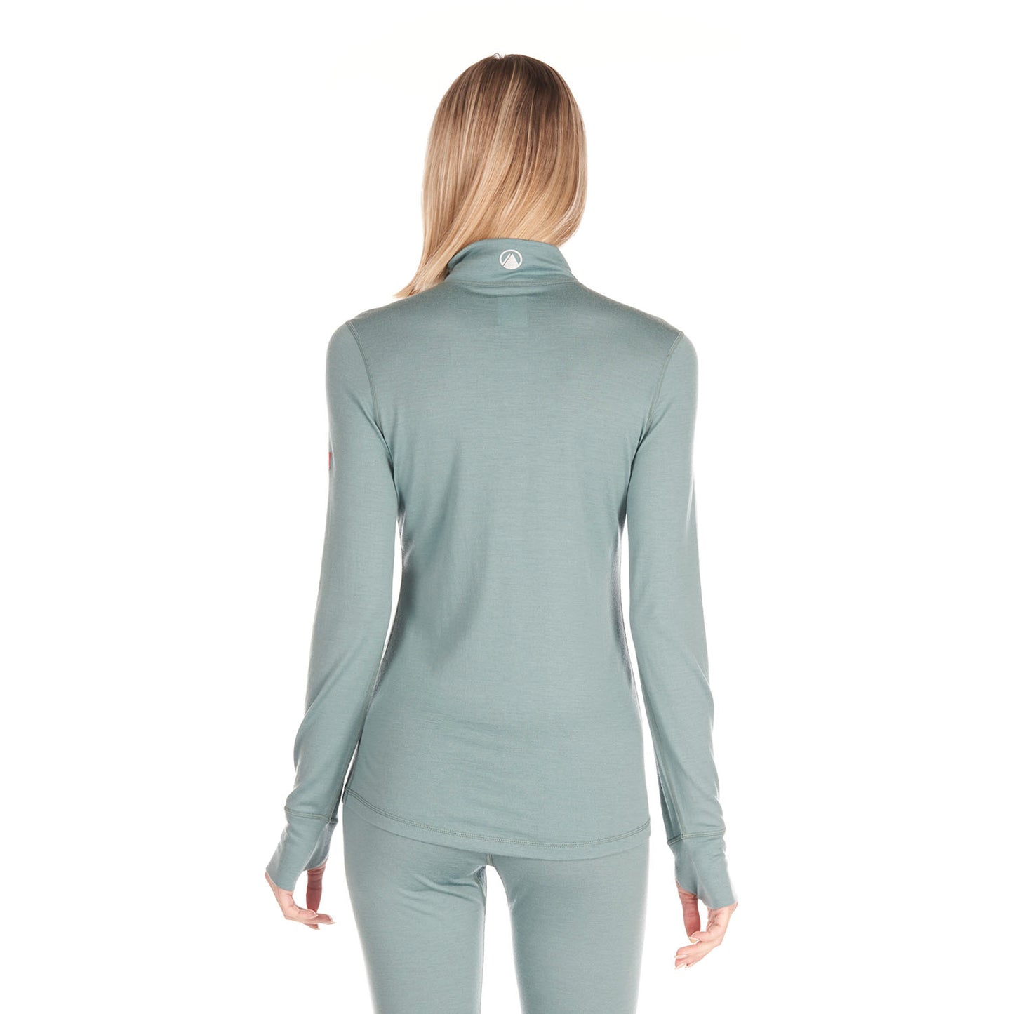 Primera Capa Mujer Skintec 3000 1/4 Zip Top Jade Lippi