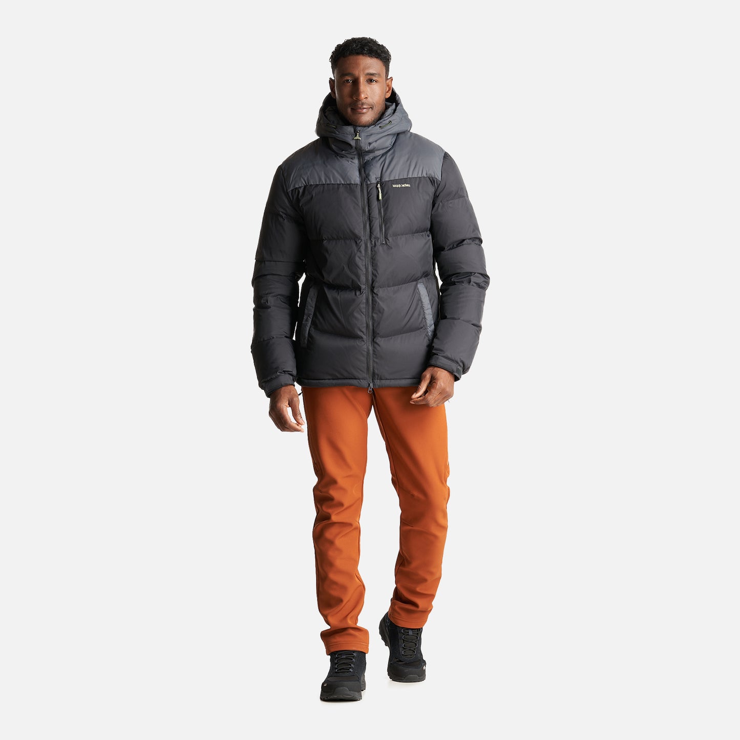 Chaqueta Hombre Campo Base Negro/Grafito Haka Honu