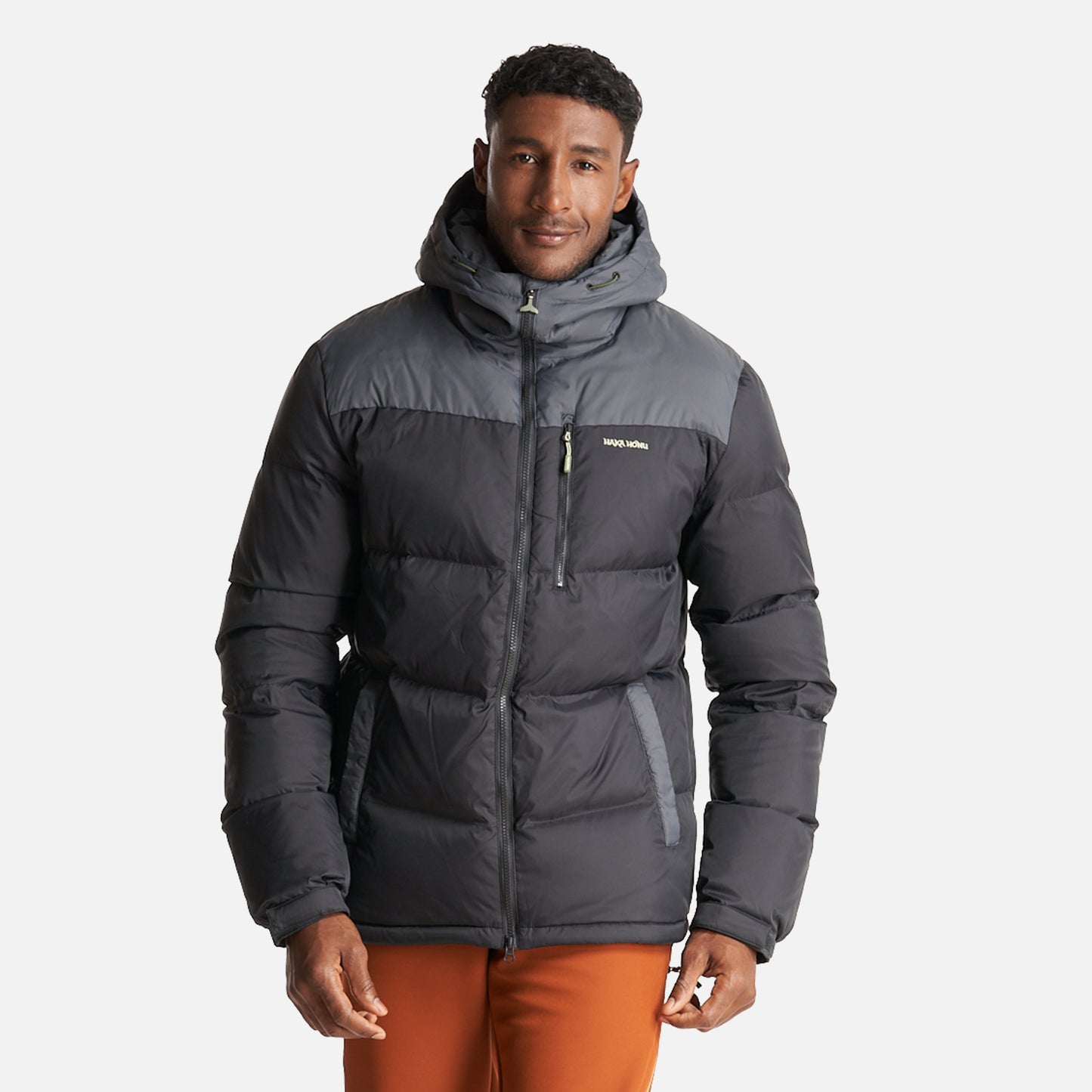 Chaqueta Hombre Campo Base Negro/Grafito Haka Honu