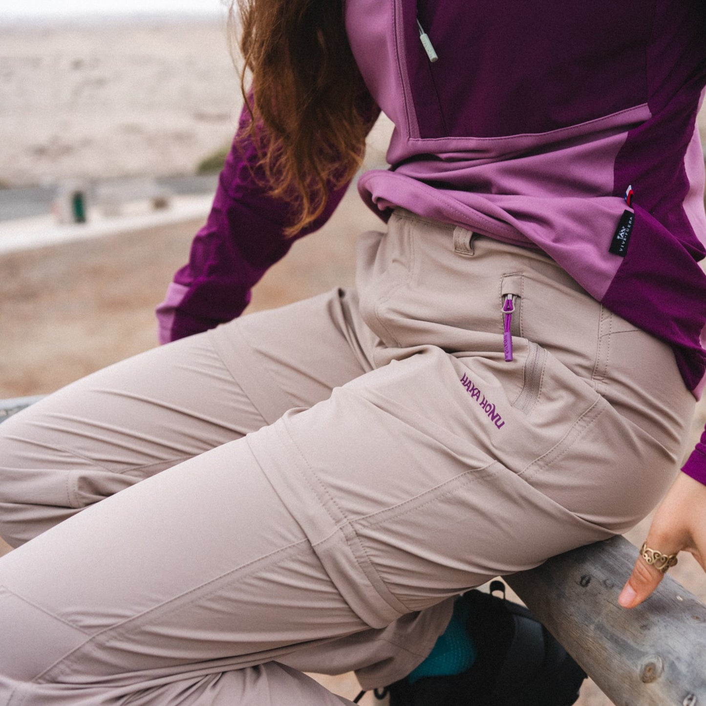 Pantalón Mujer Desmontalo Taupe Haka Honu