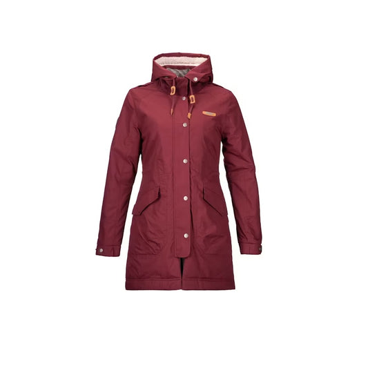 Chaqueta Mujer Peumo Canvas Hoody Jacket Vino Lippi