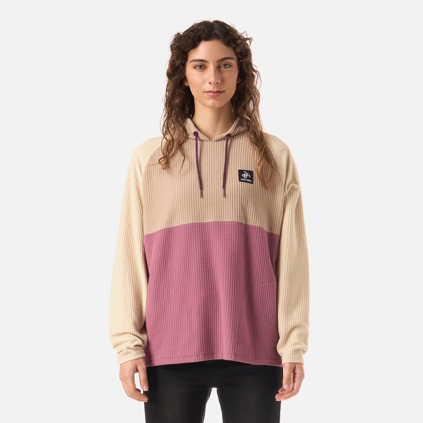 Polerón Mujer Polola Taupe Haka Honu