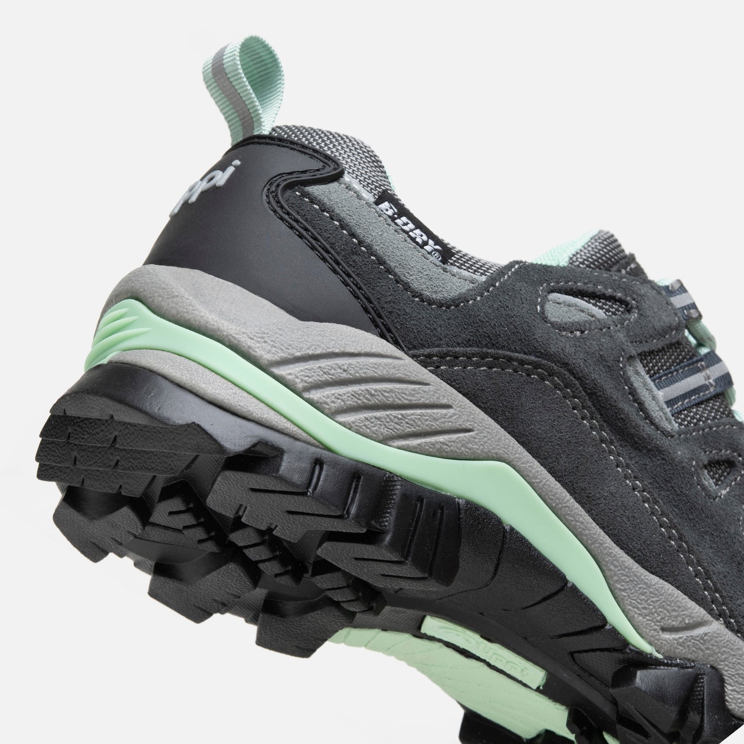Zapato Mujer Puelo Cs Low Gris / Verde Agua Lippi