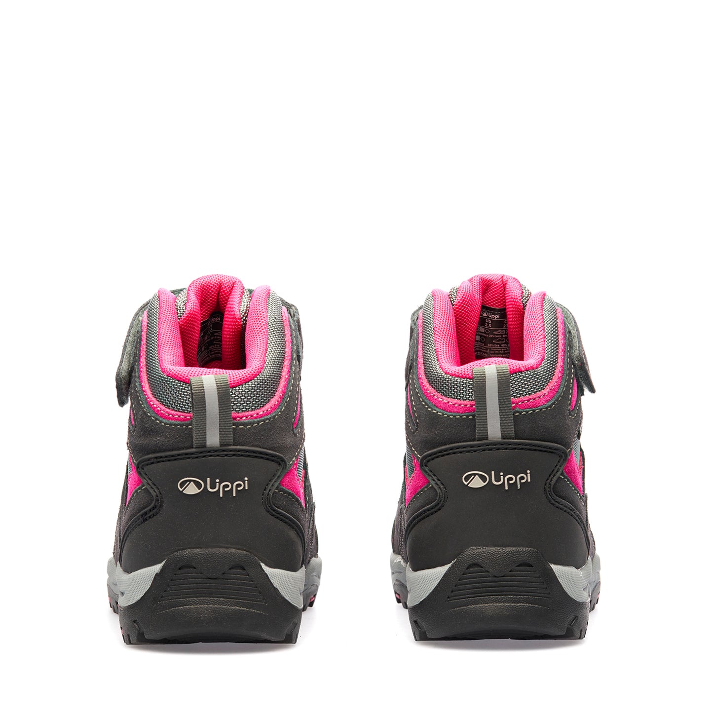 Botín Mujer Puelo Cs Hi Velcro Gris / Fucsia Lippi