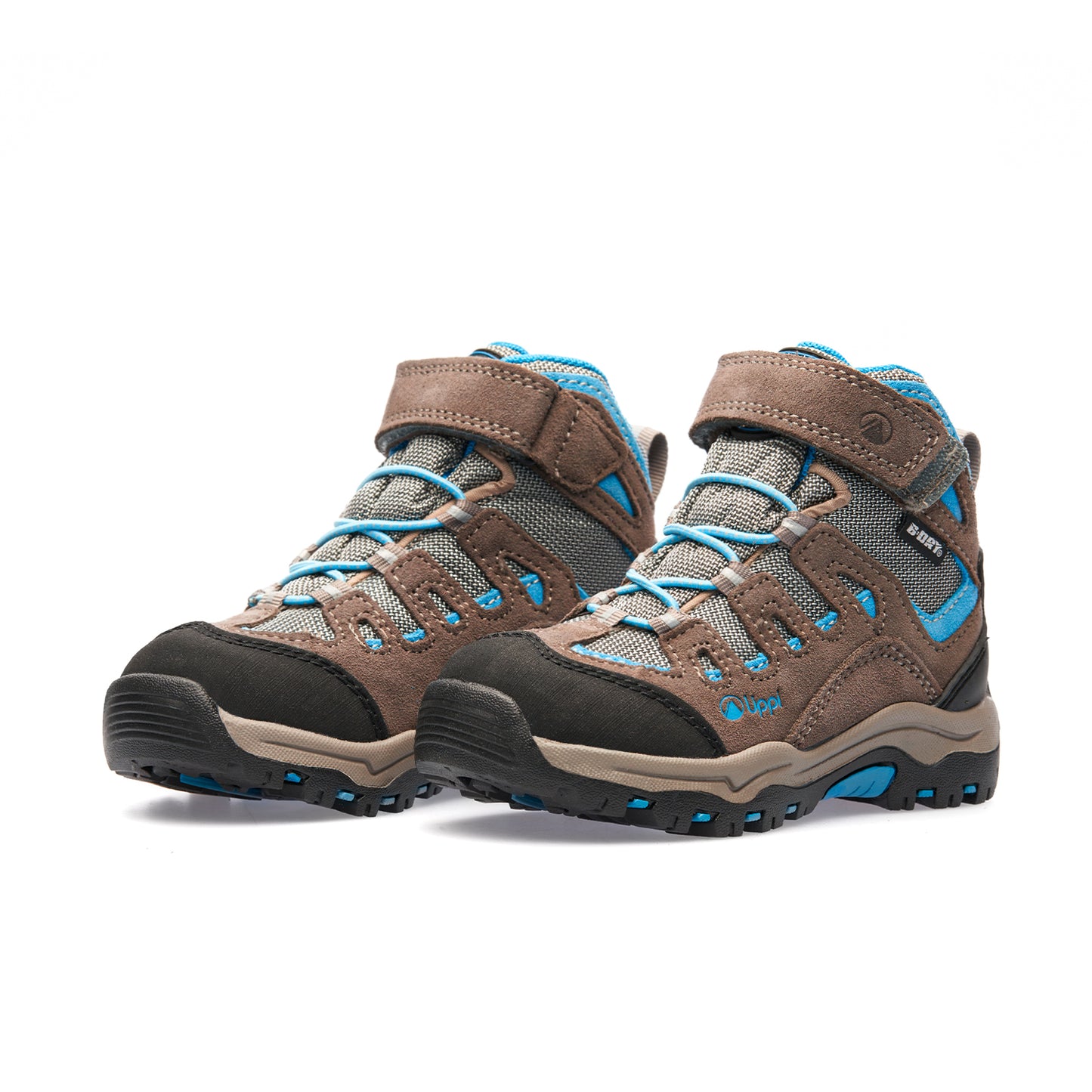 Botín Hombre Puelo Cs Hi Velcro Cafe / Azul Lippi