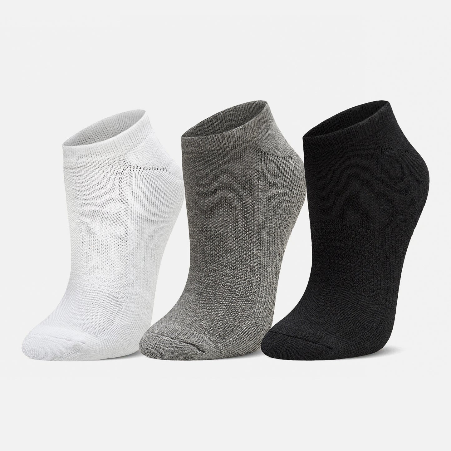 Calcetines Unisex Las Tres Puntas Pack Corto Negro / Blanco / Gris Haka Honu