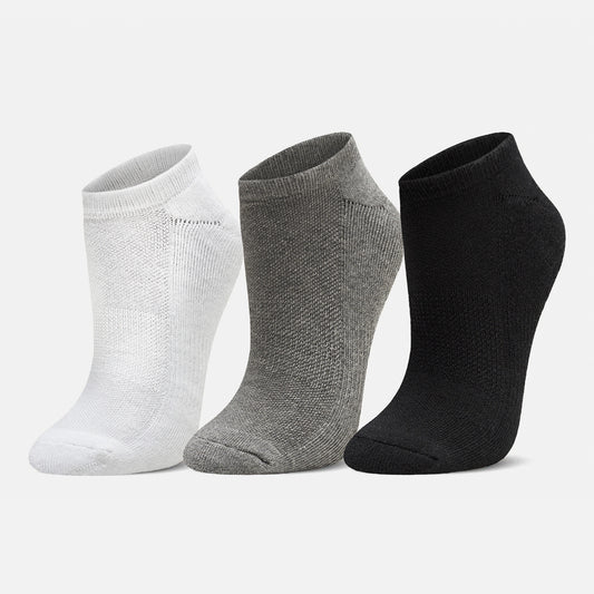 Calcetines Unisex Las Tres Puntas Pack Corto Negro / Blanco / Gris Haka Honu